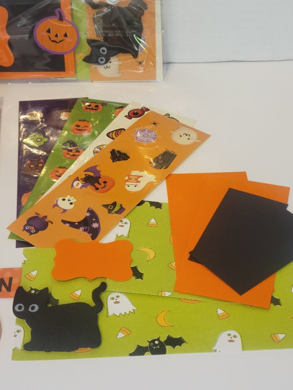 Kid's Halloween Junk Journal Ephemera Pack (Lot of 2) Handmade - Picture 5 of 5